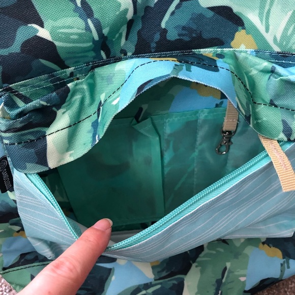 Sand Cloud Tropical Palm Leaf Book Bag Backpack - Picture 5 of 8